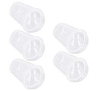 BTOSEP Dollhouse Lot de 5 mini tasses à café décoratives en plastique à l'échelle 1/12 pour maison et fenêtre