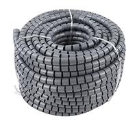 BTOSEP Enrouleur de câble spiralé, protection d'isolation flexible pour câbles d'ordinateur et appareils, matériau PE durable, diamètre 28 mm, 40 m