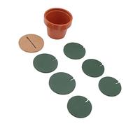 BTOSEP Ensemble de Dessous de Verre, Design Amusant Unique pour Les | Matériau EVA antidérapant, Sous-verres décoratifs pour bar, Support de pot de fleurs polyvalent