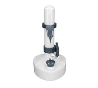 BTOSEP Éplucheur de pommes de terre électrique multifonction automatique pour cuisine en ABS 2 lames (blanc)