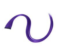 BTOSEP Extensions de Cheveux à Clips pour Filles (loli violet) | Postiche synthétique, longueur 55 cm, facile à coiffer, costume d\'Halloween