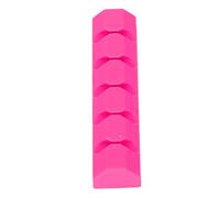BTOSEP Gestion de lignes de données, organisateur de câbles robuste en silicone pour le bureau à domicile, multicolore, 1 gestionnaire de fils de bureau (rouge)