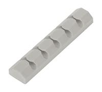 BTOSEP Gestion de lignes de données, organisateur de câbles robuste en silicone pour le bureau à domicile, multicolore, 1 gestionnaire de fils de bureau (gris)
