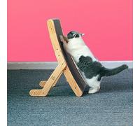 BTOSEP Griffoir pour Chat Debout en Carton ondulé avec Forme de Salon | Matériau durable, fonction d\'exercice, adapté aux petits espaces, décoration intérieure élégante