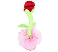 BTOSEP Jouet de Fleur Dansante, Peluche Interactive pour Enfants (Tapez 2) | Fonction d\'enregistrement vocal, Encourage l\'expression, Fabriqué avec une peluche douce, Nécessite 3 piles AA, Amusant à