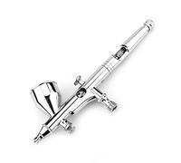 BTOSEP Kit D'aérographe à Double Action à Alimentation par gravité de 0,2 Mm pour la Décoration de Gâteaux, Le Maquillage et l'art des Ongles