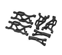 BTOSEP Kit de bras de suspension RC précis - Bras oscillant robustes en alliage d'aluminium - Améliore la performance pour 1/7 Limitless Infraction 6S Typhon 6S RC Car (noir)
