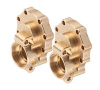 BTOSEP Kit de couverture de portail en laiton pour 82056-4 -4 RC Crawler, matériau durable pour une meilleure stabilité, 1 paire jaune
