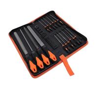 BTOSEP Kit d'outils de limage précis pour métal, bois, plastique avec étui de rangement pour un usage professionnel