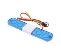 BTOSEP Lampe de police à LED RC, design de simulation durable, 4 modes pour voitures télécommandées 1/8 1/10, bleu, rouge, jaune, matériau de qualité supérieure (bleu)