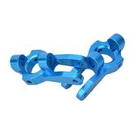 BTOSEP Lot de 2 accessoires de mise à niveau de support de moyeu avant en alliage d'aluminium pour WL Toys 1/10-K949 pièces de voiture RC (bleu K949-002B)