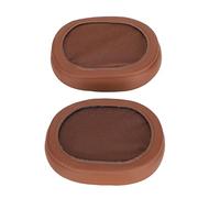 BTOSEP Lot de 2 coussinets de rechange doux et respirants pour isolation phonique, compatibles avec ATH-MSR7, M40X, M50X, marron
