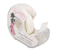 BTOSEP Lot de 2 rouleaux de ruban adhésif double face transparent pour femme avec distributeur - Sans danger pour la peau - Pour fixer des vêtements et des robes