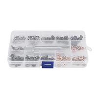 BTOSEP Lot de 40 boutons pression de couleurs mélangées avec outil de réglage pour vêtements (655#10 mm)