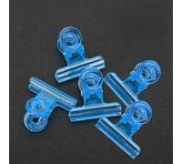 BTOSEP Lot de 5 clips d'extension d'ongles en plastique durable pour une création parfaite d'ongles pour les débutants et les professionnels, transparent/bleu/vert/orange, 4 couleurs (bleu)