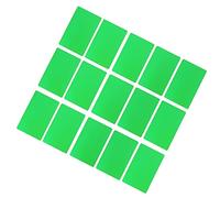 BTOSEP Lot de 50 cartes de visite en aluminium, gravées au laser, imperméables et durables, pour professionnels, 54 x 86 mm, vert