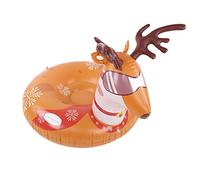 BTOSEP Luge à neige gonflable durable et résistante à l'usure pour les activités de plein air amusantes en hiver, luge ronde en PVC pour enfants et adultes