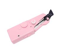 BTOSEP Machine à coudre électrique à main, compacte et portable pour les réparations en déplacement, matériau ABS durable, parfaite pour les vêtements et les rideaux (rose)