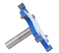 BTOSEP Mèche de Routeur à Rainurer, Tige de 12 Mm pour la Coupe du Bois | Corps en acier durable, performances de coupe douces, taille compacte, idéal pour les projets de bricolage