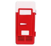 BTOSEP Mini chauffage et refroidissement de bureau USB, réfrigérateur portable à double usage, refroidisseur de boissons (rouge)
