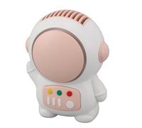 BTOSEP Mini Ventilateur d'astronaute Portable Rechargeable par USB | Conception silencieuse sans lame, 2 réglages de vitesse, Léger et durable, Idéal pour les activités de plein air