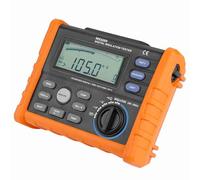BTOSEP PEAKMETER MS5205 Testeur de résistance d'isolation numérique avec rétroéclairage pour inspection électrique, orange, 0,01 MΩ-100 GΩ