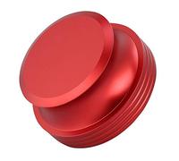 BTOSEP Pince de poids en aluminium durable pour stabilisation du disque et amélioration du son pour les amoureux - Noir - 78 mm (rouge)