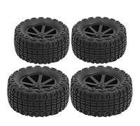 BTOSEP Pneus de Voiture 1/10 RC pour des Performances Tout-Terrain (Noir | Haute résistance à l\'abrasion, Installation facile, Pneus caoutchoutés, Compatible avec HIMOTO DREKKER