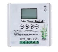 BTOSEP Régulateur de charge solaire éolien 12 V 24 V avec efficacité d'affichage LCD pour systèmes d'énergie renouvelable, construction en aluminium, 1 unité (20 A)
