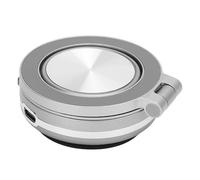 BTOSEP Support magnétique pour téléphone portable, ventouse avec rotation à 360°, design flexible pour tableau de bord de voiture, bureau, streaming en direct, voyage (argent)