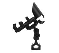 BTOSEP Support téléphone moto 8 griffes antichoc avec rotation à 360 ° pour balades cahoteuses en silicone et PA6 pour vélo