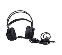 BTOSEP Taidu Casque de jeu filaire avec son surround et microphone antibruit pour PC et PC, lumières LED froides, 1 unité