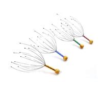 BTOSEP Tingler de massage de la tête avec une grande élasticité pour la relaxation du cuir chevelu et le soulagement de la circulation sanguine pour soulager le stress et la récupération de la fatigue