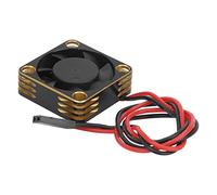 BTOSEP Ventilateur de Refroidissement en Aluminium 28 000 Tr/min pour (Or) | Petite taille, construction de haute qualité, contrôle efficace de la chaleur, aluminium léger, adapté aux applications RC