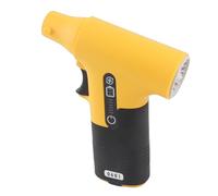 BTOSEP Ventilateur turbo, mini purificateur d'air puissant pour séchage rapide des cheveux et refroidissement sportif, batterie au lithium portable 3000 mAh (jaune)