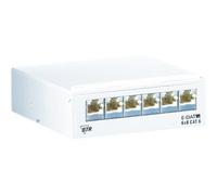 BTR E-DAT C6 6x8(8) - Prise modulaire - blanc pur, RAL 9010 - 6 ports