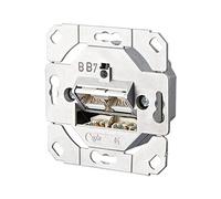 Btr e-dat c6 8 8(8) up0, sans abdeckung cat 6 anschlussdose, passend á abdeckplatten