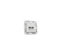 Btr e-dat c6 8 8(8) upk, blanc ral9010 cat 6 anschlussdose pour unterputz- et brüst