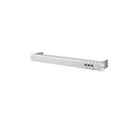 Metz Connect Panneau de brassage BTR E-DAT modul 24x8 Cat.6 gris clair RAL 7035 1HE