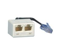 BTR - NETZWERK-SPLITTER - RJ-45 (M) - RJ-45 (W) - 10 CM