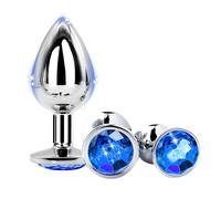 Btr6- Bleue Ensemble Multi-Pièces Corps En Acier Inoxydable Lisse Relax Play Items Ṕlugs ąñąls Ṕlǔg Āñứș ḟẹmmẹ Šéẋ TóysṔóūr Ṕlúg Áñáls ḟémmé Débutąñte Šéẋ tṓýs ḟemme