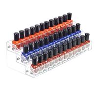 BTremary Lot de 3 supports de rangement transparents pour vernis à ongles, lunettes de soleil, peinture, huiles essentielles, maquillage, vernis à ongles, 36 bouteilles