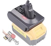 BTRUI Adaptateur de Batterie pour Dyson V6 pour Dewalt 18V 20V Convertit en Dyson V6 DC58 DC59 DC61 DC62 SV04 SV09 Adaptateur d'aspirateur (DW20V6 Uniquement)