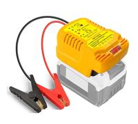 BTRUI Adaptateur de démarrage de voiture pour batterie DeWalt 18 V, câble 11 AWG converti en démarreur automobile, câble de kit de démarrage pour batterie de voiture (pas de batterie)