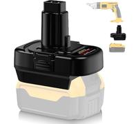 BTRUI Adaptateur pour batterie Dewalt 20 V Li-Ion vers 14,4 V-12 V Ni-Mh, convertit pour batterie Dewalt 20 V en 14 V 12 V DC9091 DW9091 DW9094 DE9091 DE9071 DE9072 DE9075 Outil électrique sans fil