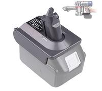 BTRUI pour Dyson V6 Adaptateur de Batterie pour Makita 18V Lithium Batterie pour Dyson V6 Vacuum DC58 DC59 DC61 DC62 SV06 Convertisseur d'aspirateur à Main (Adaptateur MT18V6)