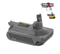 BTRUI V10 Adaptateur pour batterie au lithium Dewalt 18 V 20 V convertible pour aspirateur sans fil Dyson V10 SV12 Animal Absolute Motorhead Fluffy Total (adaptateur uniquement)