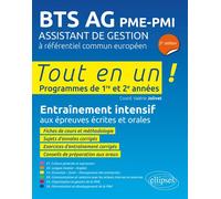 BTS AG PME-PMI Assistant de gestion à référentiel européen - 2e édition Assistant de gestion à référentiel commun européen - Valérie Jolivet - Ellipses - broché - Scolaire / Universitaire