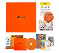 BTS Album - [ BUTTER ] (PHEACHES Ver.) CD-R + Photobook + Lyric Cards + Instant Photo Card + Photo Stand + Folded Message Card + Graphic Sticker + Photo Card