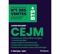 BTS - Annales corrigées CEJM 2026 inclus - Jason Guilbert - Studyrama Eds - broché - Scolaire / Universitaire